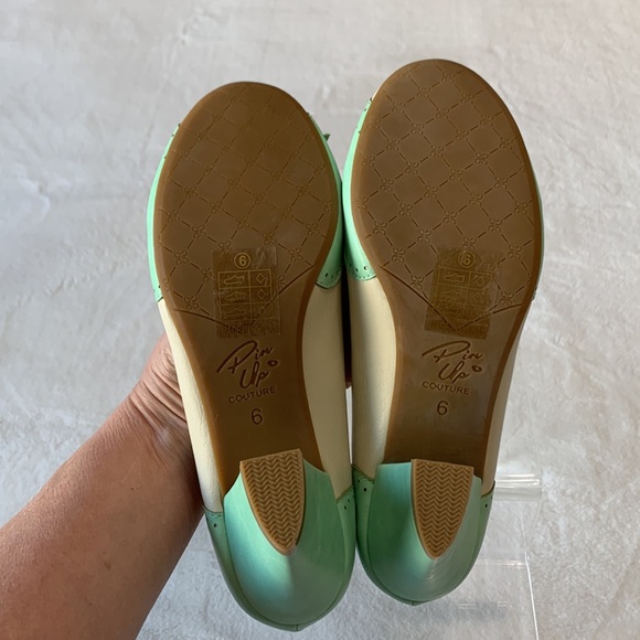 Mint cream PIN UP COUTURE shoes Wiggle-17 - Picture 9 of 16